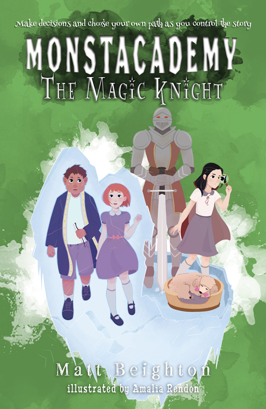 The Magic Knight book cover design